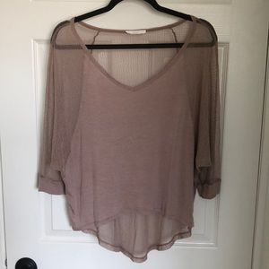 Lush hi-low blush top